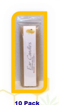 Beeswax Lavender Ear Candles 10 Pack