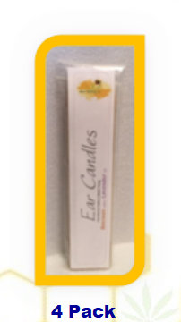 Beeswax Lavender Ear Candes 4 pack