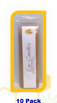 Beeswax Herbal Ear Candles 10 pack