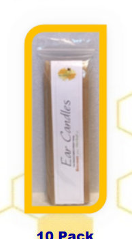 Beeswax Herbal Ear Candles 10 pack