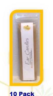 Beeswax Eucalyptus Ear Candles 10 pack