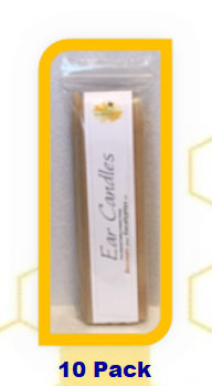 Beeswax Eucalyptus Ear Candles 10 pack